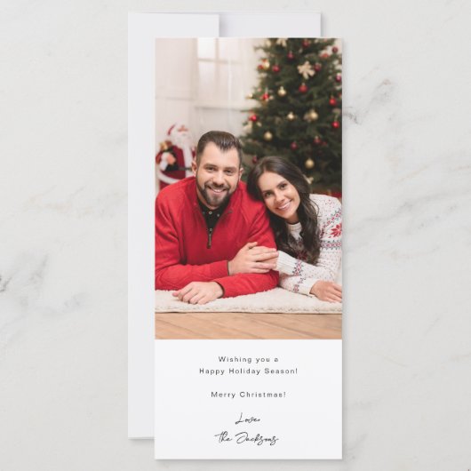 クリスマスフォト数々のレトロフィルム (裏面)