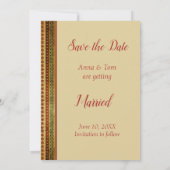 クリスマスフォト日付の保存 セーブザデート (裏面)