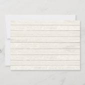 クリスマスフォト日付の保存 招待状 (裏面)