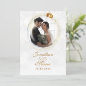 クリスマスフォト結婚ズ 招待状 (スタンド正面)