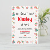 クリスマスフォト誕生日カード シーズンカード (スタンド正面)