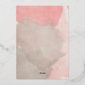 クリスマスフォト金ゴールド 箔シーズンカード (裏面)