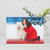 クリスマスフォト雪筆の台本 シーズンカード (スタンド正面)