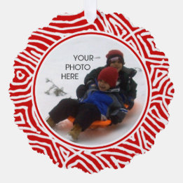 クリスマスフォト オーナメントカード