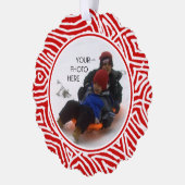 クリスマスフォト オーナメントカード (左)