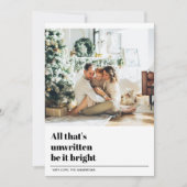 クリスマスフォト |クリスマス引用文 |ハッピーホリデー (正面)