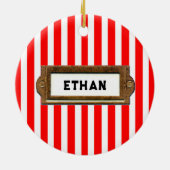 クリスマスフォト セラミックオーナメント (裏面)