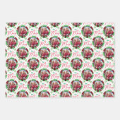 クリスマスフォト ラッピングペーパーシート (正面)