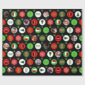 クリスマスフォト ラッピングペーパー (フラット)