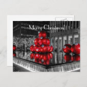 クリスマスフォト@ロックフェラーセンターニューヨーク シーズンポストカード (正面/裏面)