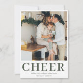 クリスマスフォト |緑の応援 |ハッピーホリデー (正面)