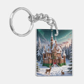 クリスマスフォレストからジンジャーブレッド城 キーホルダー (正面左)