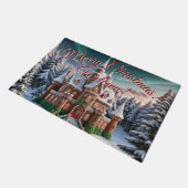 クリスマスフォレストからジンジャーブレッド城 ドアマット (アングル)