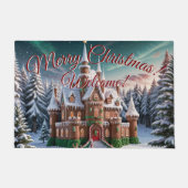 クリスマスフォレストからジンジャーブレッド城 ドアマット (正面)