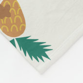 クリスマスフォレストの動物：ヴィンテージ フリースブランケット (角)