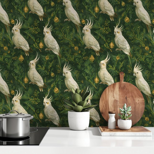 クリスマスフォレストの壁紙コカトオ 壁紙 (クリエイターアップロード済み)