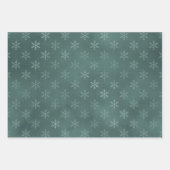 クリスマスフォレストキャビン素朴ズホリデー ラッピングペーパーシート (正面2)