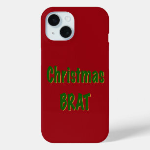 クリスマスフォレストグリーン金ゴールドブラットオンクリムゾンレッド iPhone 15ケース