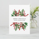 クリスマスフォレストフェスティバルベリーズアコーンエバーグリーン シーズンカード (スタンド正面)