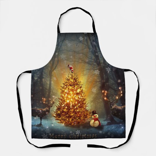クリスマスフォレスト。 エプロン (正面)