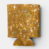 クリスマスフォレスト：シルエット冬の壁紙。 缶クーラー (裏面)