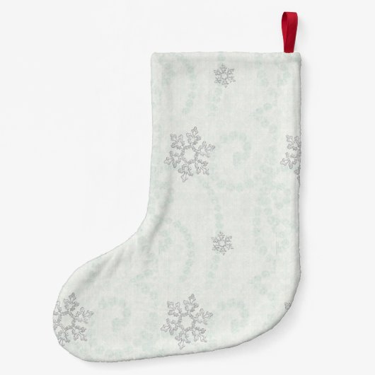 クリスマスフォークウィムジー3Dレタリング パーソナライズされた スモールクリスマスストッキング (裏面)