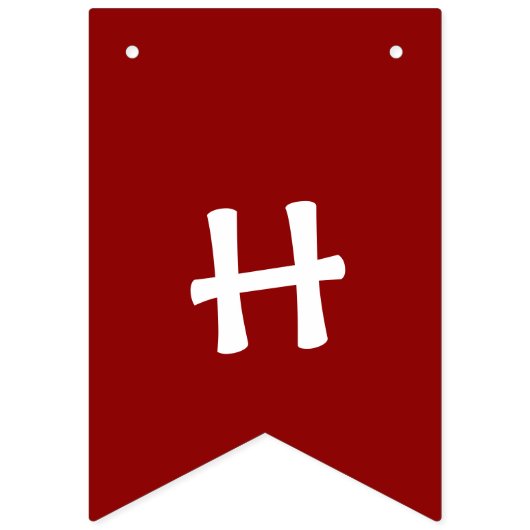 クリスマスフォークウィムジー バンティングフラッグ (第2の旗)