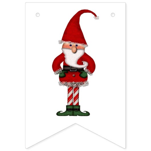 クリスマスフォークウィムジー バンティングフラッグ (第1の旗)