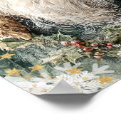 クリスマスフォークサンタ信じポスター ポスター (角)