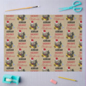 クリスマスフォークリフトトラッククラフト 薄葉紙 (クラフト)