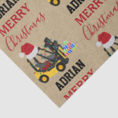 クリスマスフォークリフトトラッククラフト 薄葉紙 (詳細)