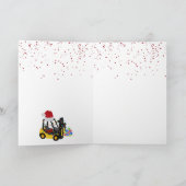 クリスマスフォークリフトトラック シーズンカード (内部)
