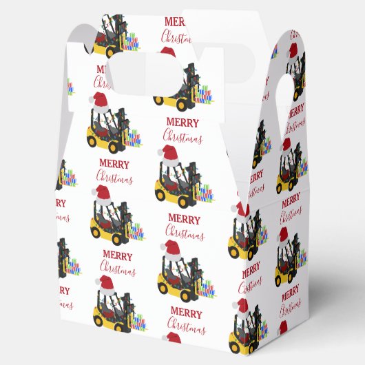 クリスマスフォークリフトトラック フェイバーボックス (オープン)