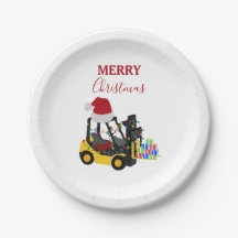 クリスマスフォークリフトトラック