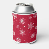クリスマスフォーク雪片レッド 缶クーラー (缶裏面)