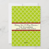 クリスマスフカスタマイズァレスホリデー写真カード シーズンカード (裏面)