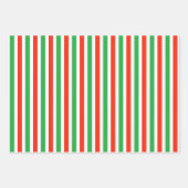 クリスマスフクロウとペンギン包装紙セット3 ラッピングペーパーシート (正面2)