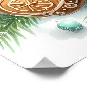 クリスマスフクロウのポスター ポスター (角)