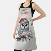 クリスマスフクロウホリデーエプロン エプロン (インサイチュ)