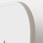 クリスマスフクロウ漬けボールパドル ピックルボールラケット (左詳細)