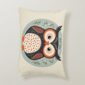 クリスマスフクロウ アクセントクッション (裏面(縦))