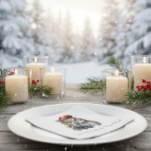 クリスマスフクロウ、カスタマイズ可能 スタンダードランチョンナプキン