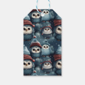 クリスマスフクロウ ギフトタグ (正面)