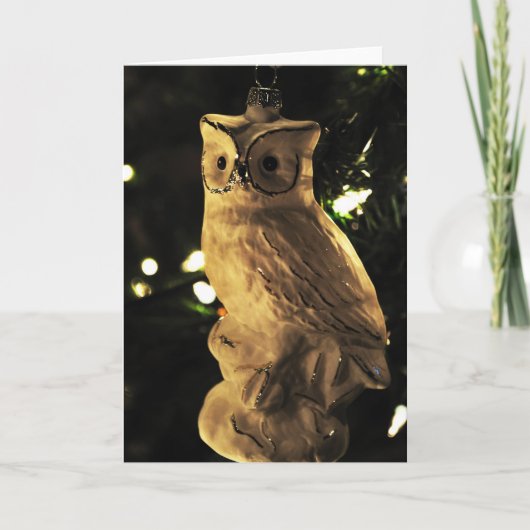 クリスマスフクロウ シーズンカード (正面)