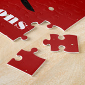 クリスマスフクロウ ジグソーパズル (側面)