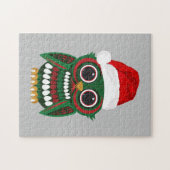 クリスマスフクロウ ジグソーパズル (横)