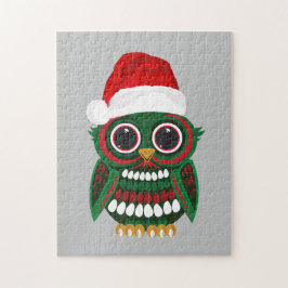 クリスマスフクロウ ジグソーパズル