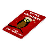 クリスマスフクロウ マグネット (左側)