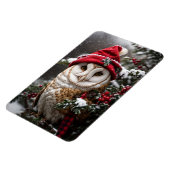 クリスマスフクロウ マグネット (左側)