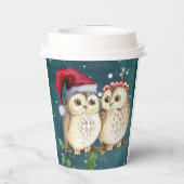 クリスマスフクロウ 紙コップ (裏面)